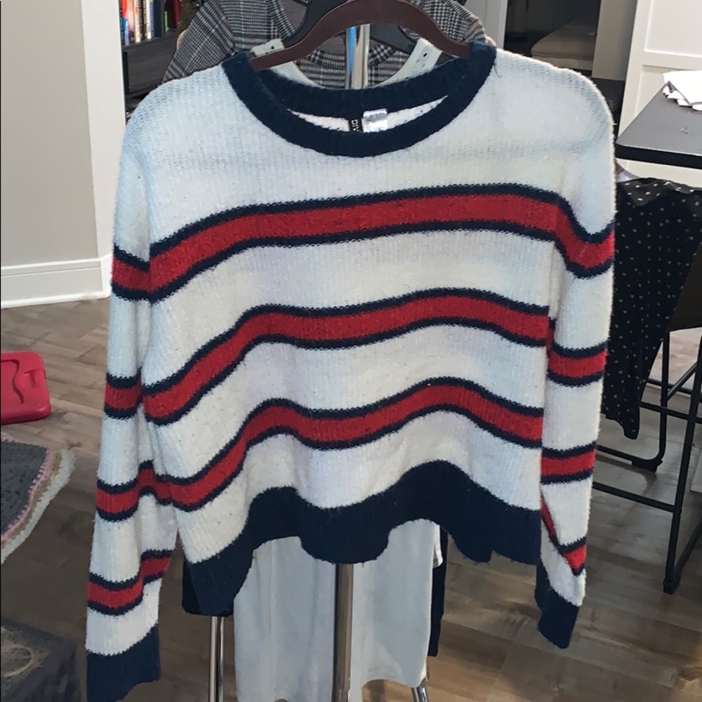 Divided teen sweater